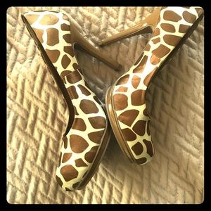 Giraffe Print High Heel